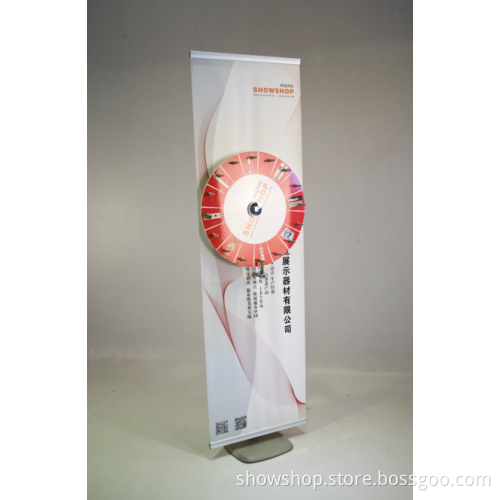 Promotion activity Wheel of fortune poster shelf display